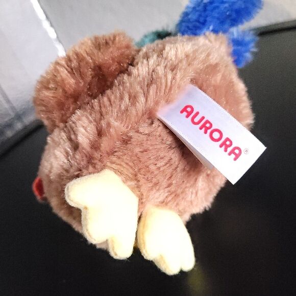 Aurora Cocky Rooster Plush Stuffed Animal Blue & Green Tail 2019. - Picture 8 of 10